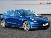Używany Tesla Model 3 Long Range AWD 366 kW (498 KM) 2019 Niebieski Sedan/Limuzyna