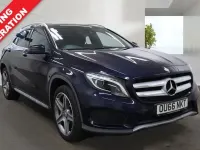 Used Mercedes GLA250 AMG line 211 HP (155 kW) 2016 Blue SUV