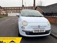 Used Fiat 500 Lounge 69 HP (50 kW) 2010 Blue Hatchback