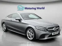 Usado Mercedes C220 AMG line 194 HP (142 kW) 2021 Cinzento Coupé