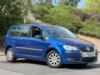Used VW Touran S 105 HP (77 kW) 2010 Blue MPV