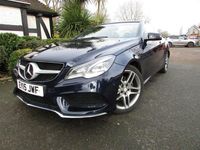 Usado Mercedes E220 AMG 2015 Azul Cabrios