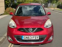 Used Nissan Micra Tekna 80 HP (58 kW) 2013 Red Hatchback