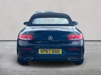 Used Mercedes C220 AMG line 2017 Black Cabriolet