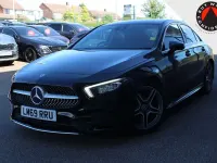 Used Mercedes A180 AMG line 116 HP (85 kW) 2019 Black Sedan