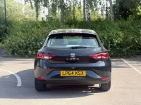 Used Seat Leon Ecomotive 110 HP (80 kW) 2015 Black Hatchback