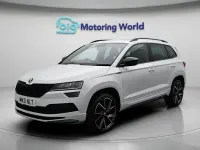 Used Skoda Karoq SportLine 150 HP (110 kW) 2021 White SUV