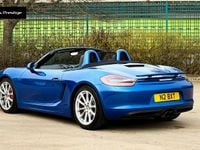 Used Porsche Boxster 315 HP (231 kW) 2015 Blue Cabriolet