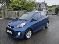 Used Kia Picanto 85 HP (62 kW) 2016 Blue Hatchback