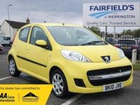 Used Peugeot 107 68 HP (50 kW) 2010 Yellow Hatchback
