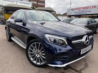 Used Mercedes GLC250 AMG Line Premium 211 HP (155 kW) 2018 Blue Coupe
