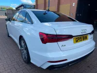 Used Audi A6 S-Line 204 HP (150 kW) 2019 White Sedan