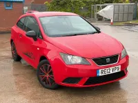 Używany Seat Ibiza 75 KM (55 kW) 2012 Czerwony Hatchback