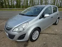 Used Vauxhall Corsa Edition 73 HP (53 kW) 2013 Silver Hatchback