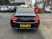 Used Mercedes C200 AMG line 198 HP (145 kW) 2019 Black Coupe