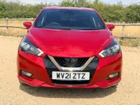 Used Nissan Micra Acenta 92 HP (67 kW) 2021 Red Hatchback