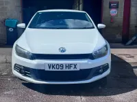 Begagnad VW Scirocco GT 138 HK (101 kW) 2009 Vit Sportkupé