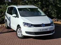 Used VW Sharan SE 150 HP (110 kW) 2021 White MPV
