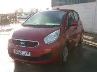 Used Kia Venga Air 90 HP (66 kW) 2012 Red Hatchback
