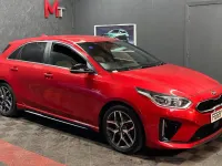 Begagnad Kia Ceed GT-Line 2019 Röd Halvkombi