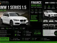 Used BMW 118 Sport Line 2018 White Hatchback