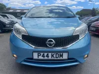 Used Nissan Note S 98 HP (72 kW) 2016 Blue Hatchback