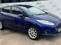Used Ford Fiesta Titanium 100 HP (73 kW) 2016 Blue Hatchback