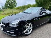 Used Mercedes SLK350 AMG 306 HP (225 kW) 2013 Black Cabriolet