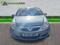 Used Vauxhall Corsa Design Edition 89 HP (65 kW) 2008 Blue Hatchback