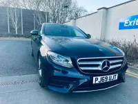 Usado Mercedes E300 AMG Line Premium 2019 Azul Sedan