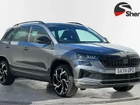 Used Skoda Karoq SportLine 150 HP (110 kW) 2024 Grey SUV