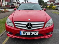 Used Mercedes C250 2011 Red Sedan