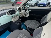 Used Fiat 500 Lounge 69 HP (50 kW) 2015 Green Hatchback