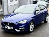 Used Seat Leon FR 110 HP (80 kW) 2021 Blue Hatchback