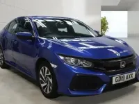 Used Honda Civic SE 2019 Blue Hatchback