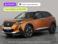 Used Peugeot 2008 GT-line 130 HP (95 kW) 2020 Orange SUV