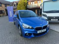 Usado BMW 218 M Sport 136 HP (100 kW) 2017 Azul Monovolume