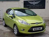 Used Ford Fiesta Zetec 82 HP (60 kW) 2010 Green Hatchback