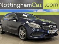 Used Mercedes A200 AMG line 136 HP (100 kW) 2017 Blue Hatchback