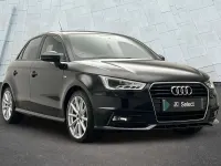 Used Audi A1 S-Line 123 HP (90 kW) 2018 Black Hatchback