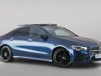 Used Mercedes CLA220 AMG Line Premium Plus 190 HP (139 kW) 2022 Blue Coupe