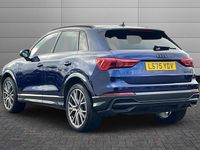 Used Audi Q3 Black Edition 150 HP (110 kW) 2025 Navarra blue SUV