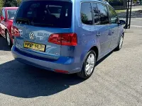 Used VW Touran SE 105 HP (77 kW) 2012 Blue MPV