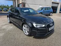 Used Audi A3 S-Line 2015 Black Hatchback