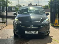 Used Vauxhall Corsa Design Edition 75 HP (55 kW) 2016 Black Hatchback