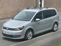 Used VW Touran SE 105 HP (77 kW) 2014 Silver MPV