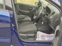 Used VW Polo Match 90 HP (66 kW) 2015 Blue Hatchback