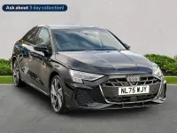 Used Audi A3 Black Edition 147 HP (108 kW) 2025 Black Sedan
