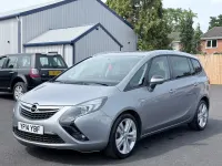 Used Vauxhall Zafira SRi 170 HP (125 kW) 2014 Silver MPV
