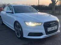 Used Audi A6 Black Edition 190 HP (139 kW) 2014 White Sedan